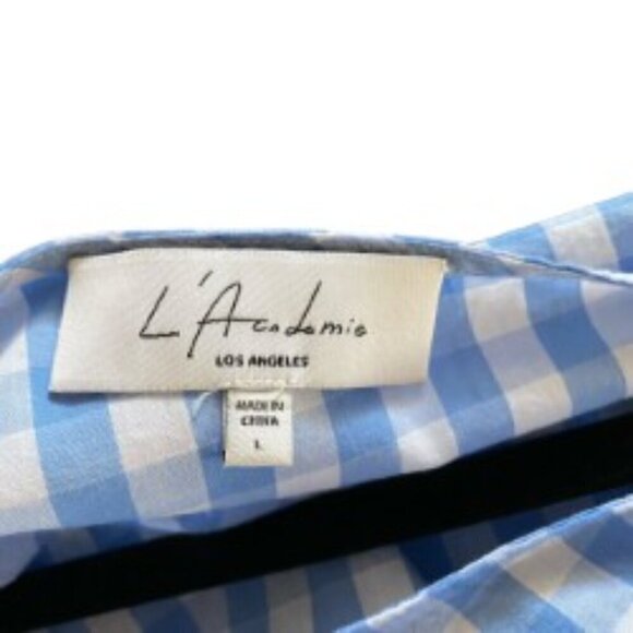 L'Academie The Tie Shoulder Dress Large - Picture 3 of 4